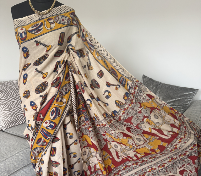 Kalamkari cotton Saree 