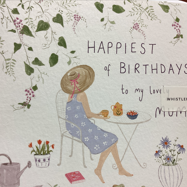 Birthday Relatives Mum - Happiest Birthday Mum WF 