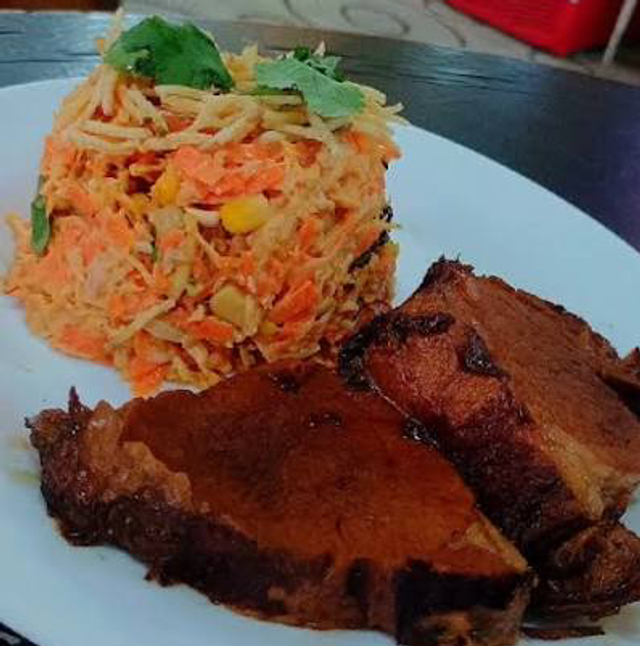 Menu 02 / Salpicão + Carne Assada 