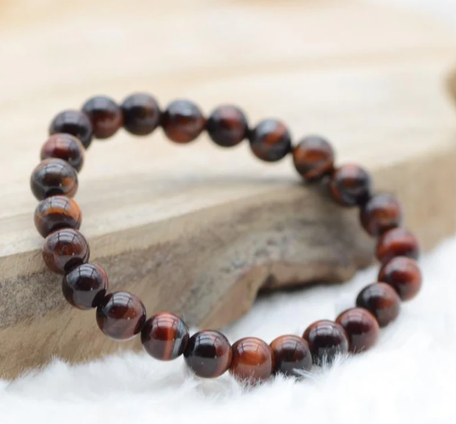 Bracelet Œil de Taureau 8mm " Force "