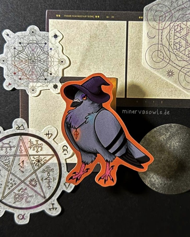 Halloween 2025 - Pigeon Stickers