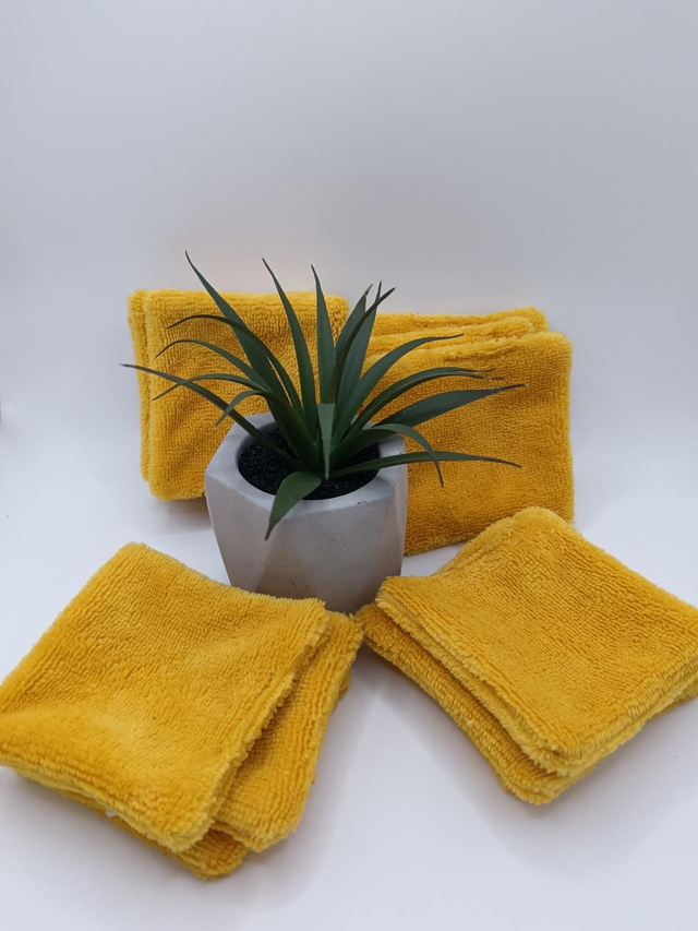 Coton lavable double face micro-éponge de bambou petit format 