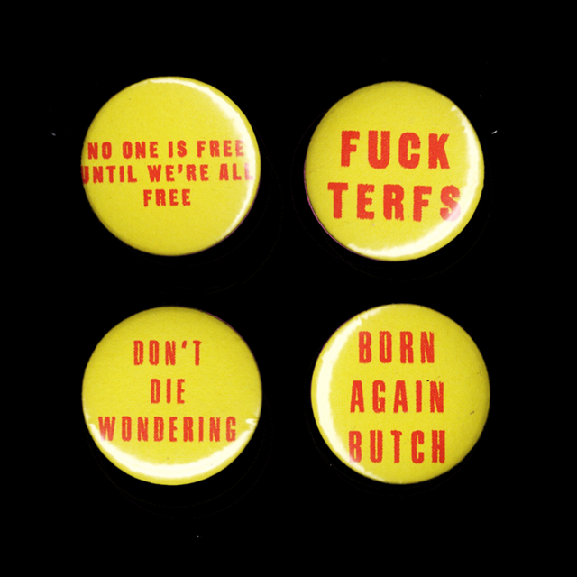 Yellow/Red Riso Badges (32MM)