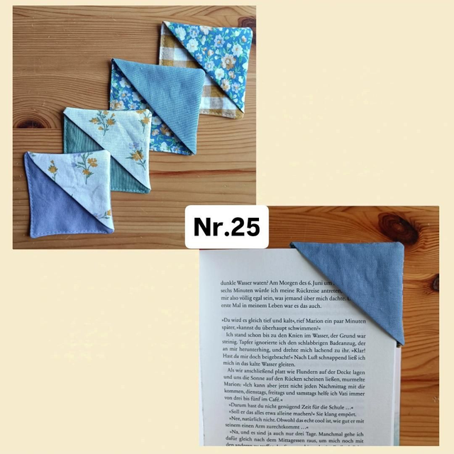 4er Set Lesezeichenecken (jeweils 7×7cm)