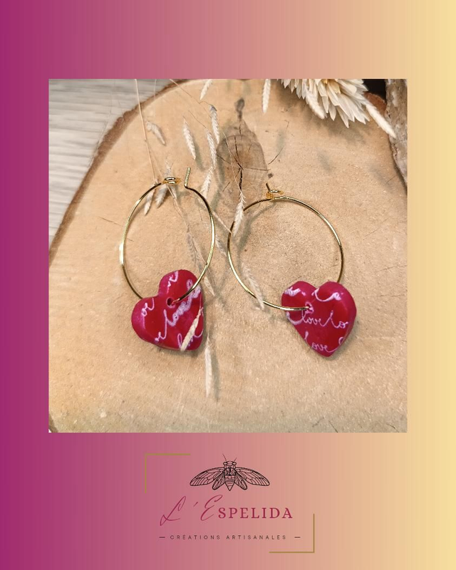 Créoles seules 25mm dorées 