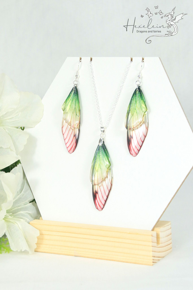 Forest Flame Fairy Wings Set