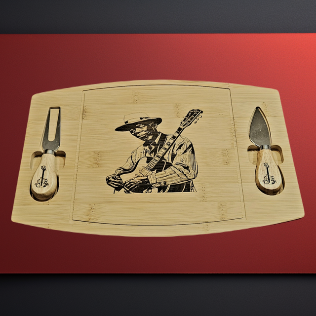 "Moonshine Bill" Cheese Board Set 𝗢𝗻𝗲-𝗼𝗳-𝗮-𝗞𝗶𝗻𝗱