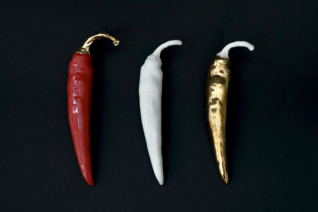 Sibrich Veenland: set van 3 pittige pepers in doosje