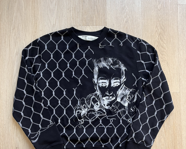 Off White CREWNECK size L preowned 