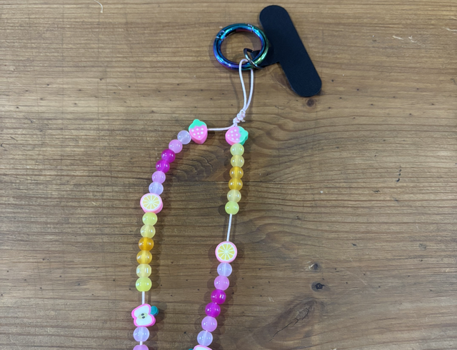 Pink &amp; yellow w fruit