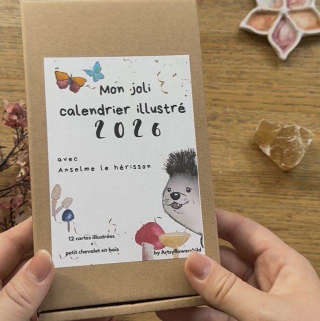 Mon joli calendrier illustré 2026 (2 éditions)
