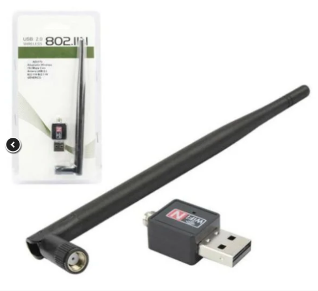 Adaptador Wireless USB com Antena Externa