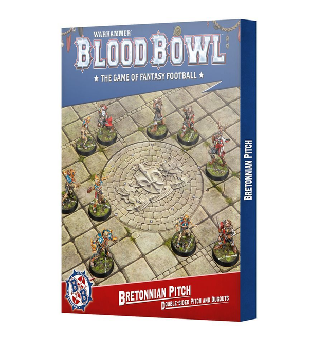 Blood Bowl: Bretonnian Pitch and Dugouts