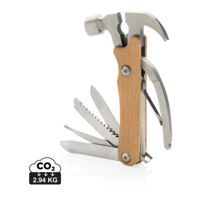 FSC® wooden multi-tool hammer