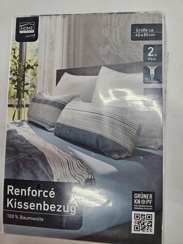 Renforce Kissenbezug 40×80cn