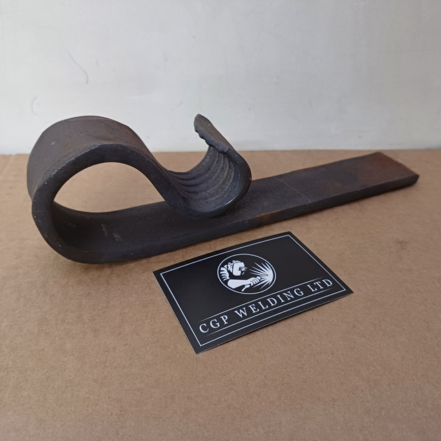 40mm x 8mm Forged Shepherds Crook Plain Bar