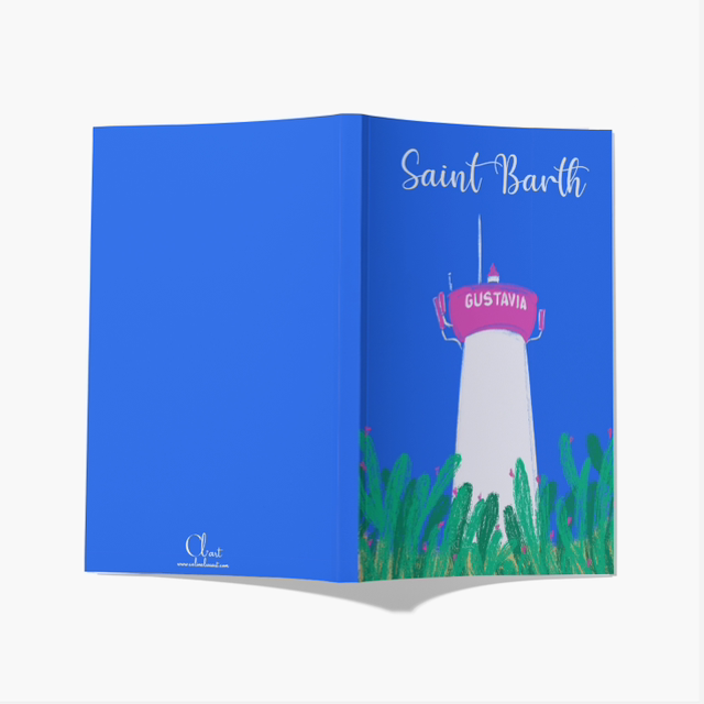 Notebook with line Gustavia’s Lighthouse SOLD OUT