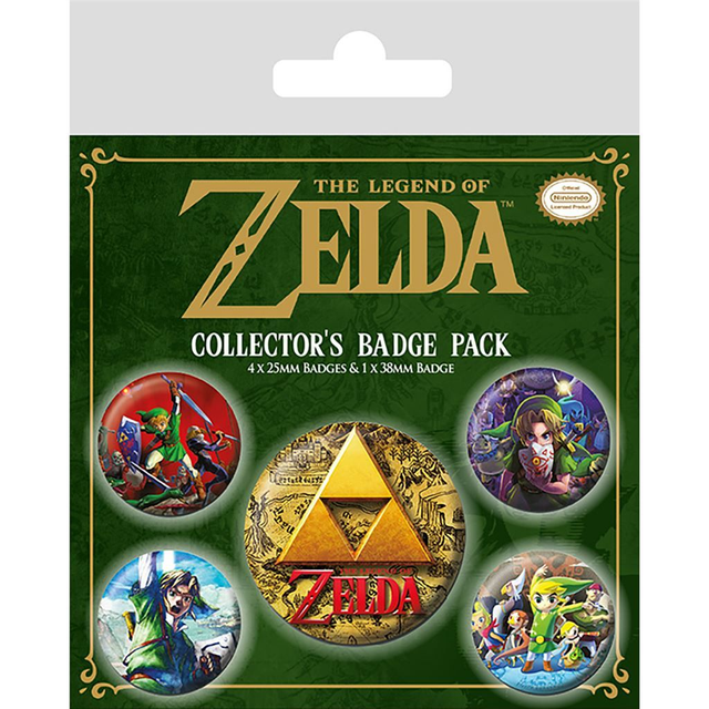The Legend of Zelda Classics Badge Pack