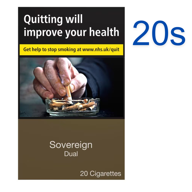 Sovereign Dual Cigarettes, 20s