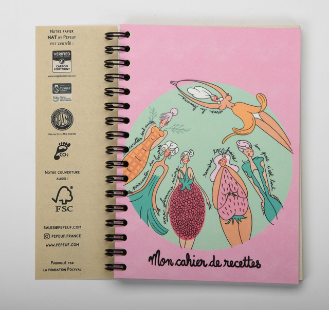 Carnet A6 illustré de la marque Pepeuf