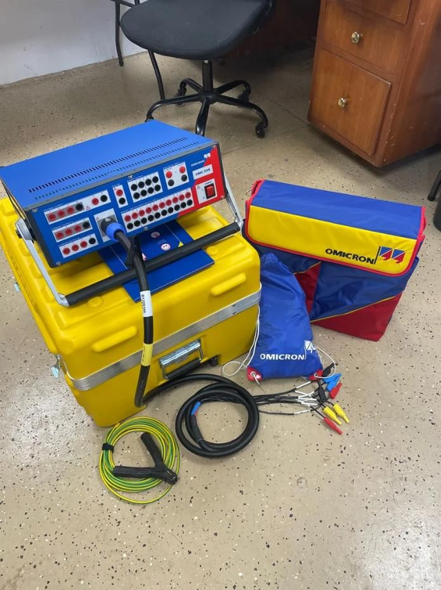 omicron cmc 356 protection relay testing and commissioning