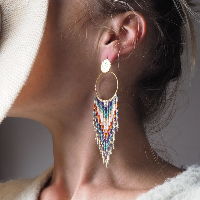 Les Maryses Turquoises-écru