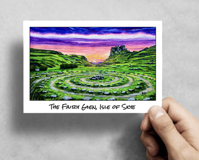 X10 Postcards - The Fairy Glen, Isle of Skye (40p per unit)