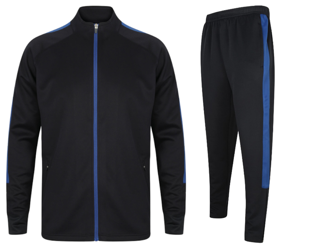 Custom Adult Tracksuit Navy/Royal