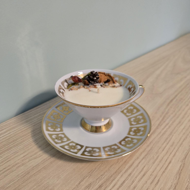 Bougie tasse - Epices de Noël