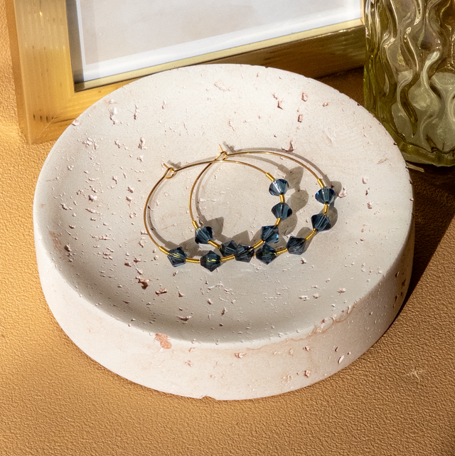 Créole "Syracuse" Bleu saphir