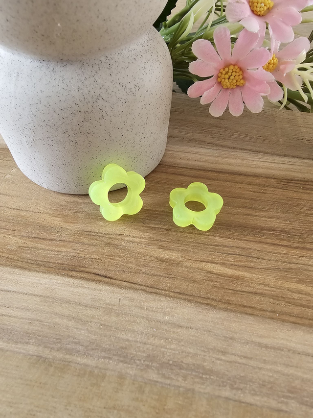 🏵️​FLOWER POP MINI interchangeable JAUNE NEON🏵️