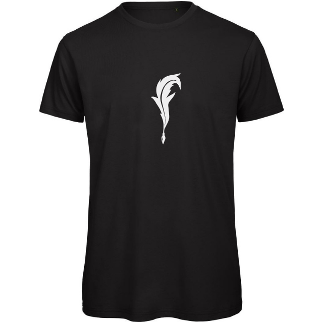 Herren T-Shirt kurzarm mit Feder groß