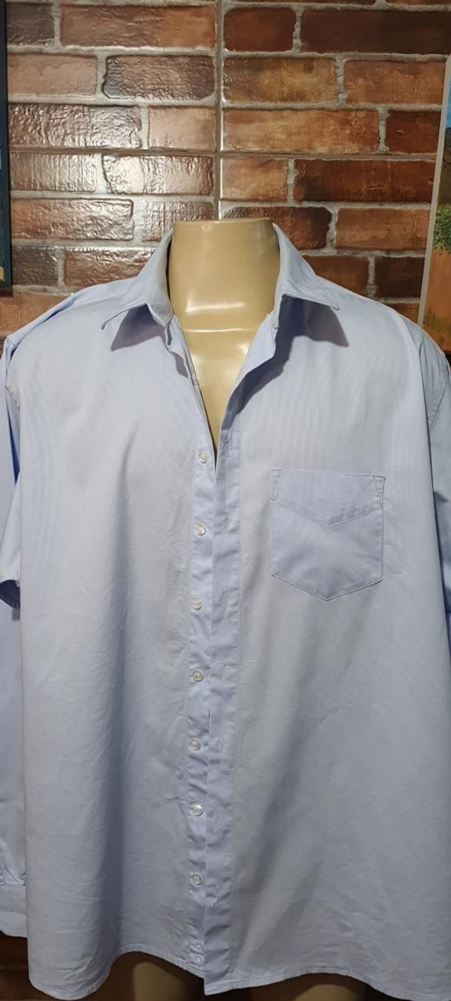 Camisa Social Azul Claro T/48