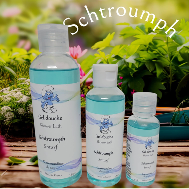 Gel douche senteur Schtroumpf