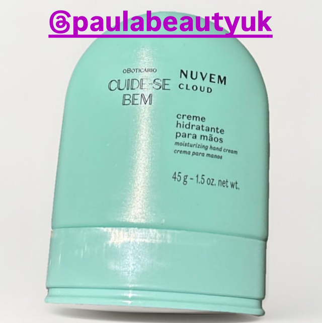 O Boticário Cuide-Se Bem Nuvem Moisturizing Hand Cream 45g Cloud