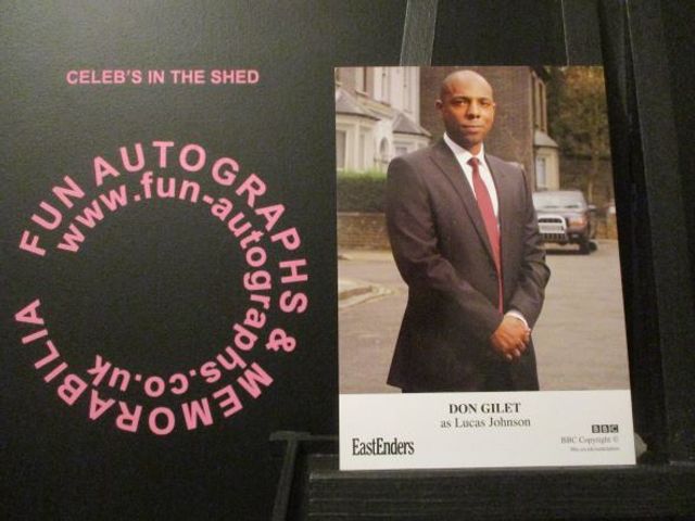 Don Gilet (Lucas Johnson) Original EastEnders Cast Card