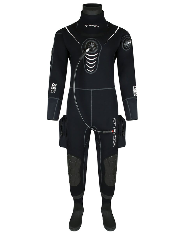 Typhoon Quantum Air I &amp; DV (inc Hood) Booted Dry Suit