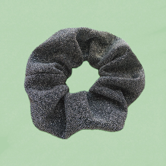 CHOUCHOU paillettes argent