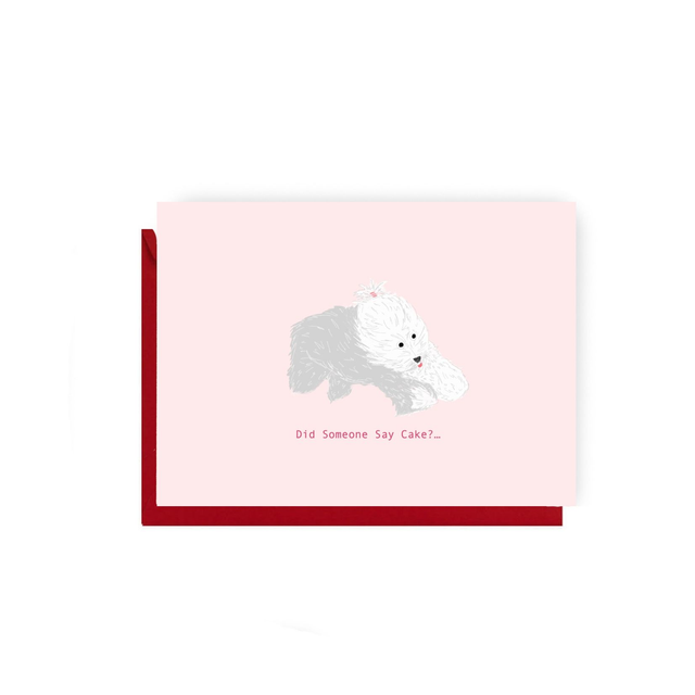 Did Someone Say Cake? - A6 Birthday Card  