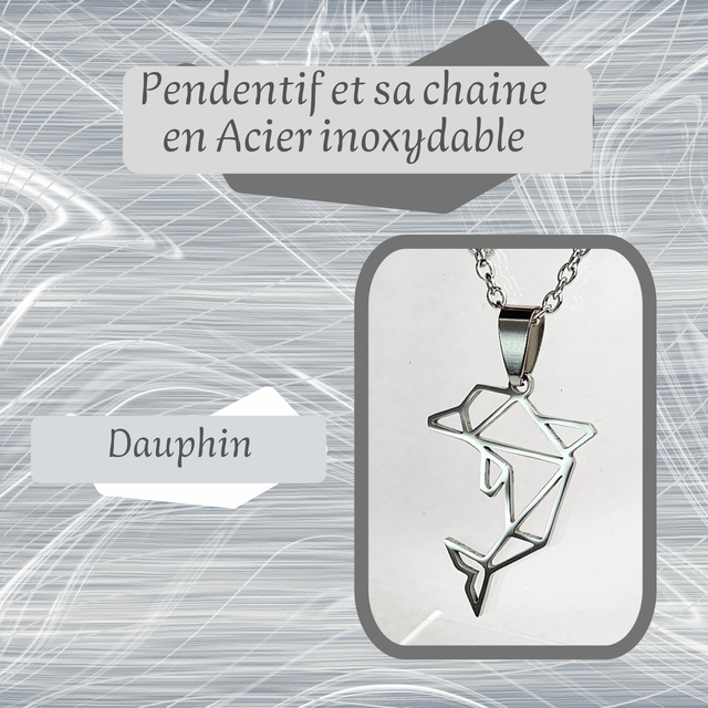 Pendentif L - Dauphin