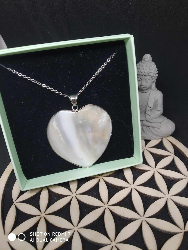 Pendentif cœur Nacre