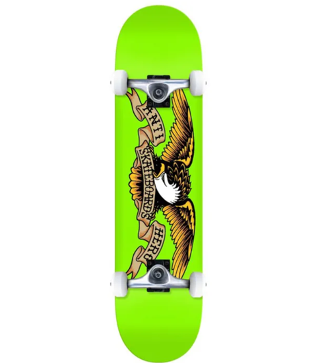 AntiHero Complete Skateboard - Classic Eagle LG Green 8"