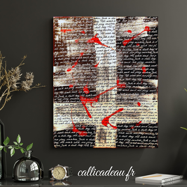 Calligraphie Shining | Tableau Fait Main