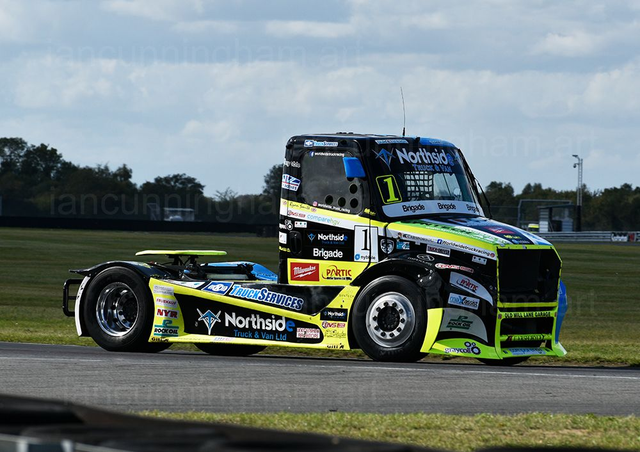 ICA3759 Ryan Smith #1 BTRC Worldwide Truck Racing Team British Championship Motorsport Photographic Print