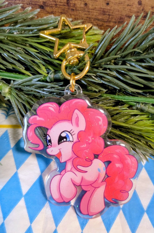 Pinkie Pie Keychain