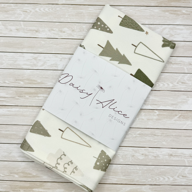 Festive Trees Tea Towel 