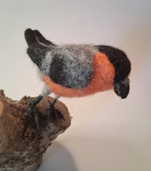 Needle Felt Bullfinch MADE TO ORDER