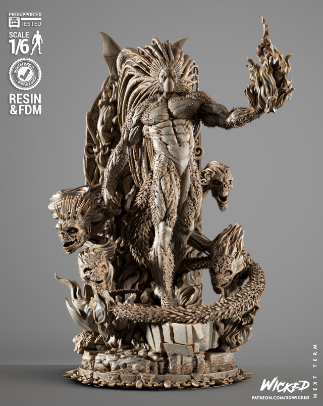 STATUE BLACKHEART série Marvel comics