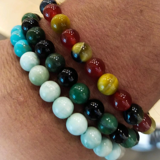 Bracelet de perles naturelles 