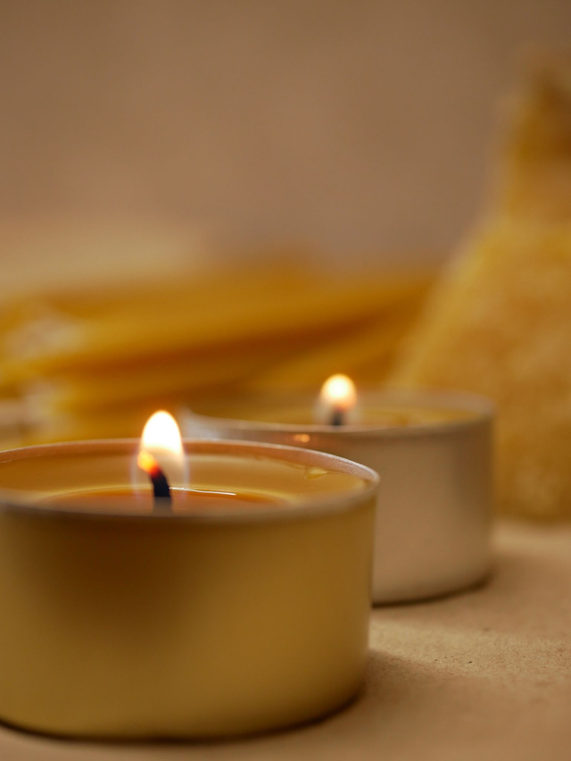 PRÉ-COMMANDE / Bougies Chauffe-plats 'Argenté'